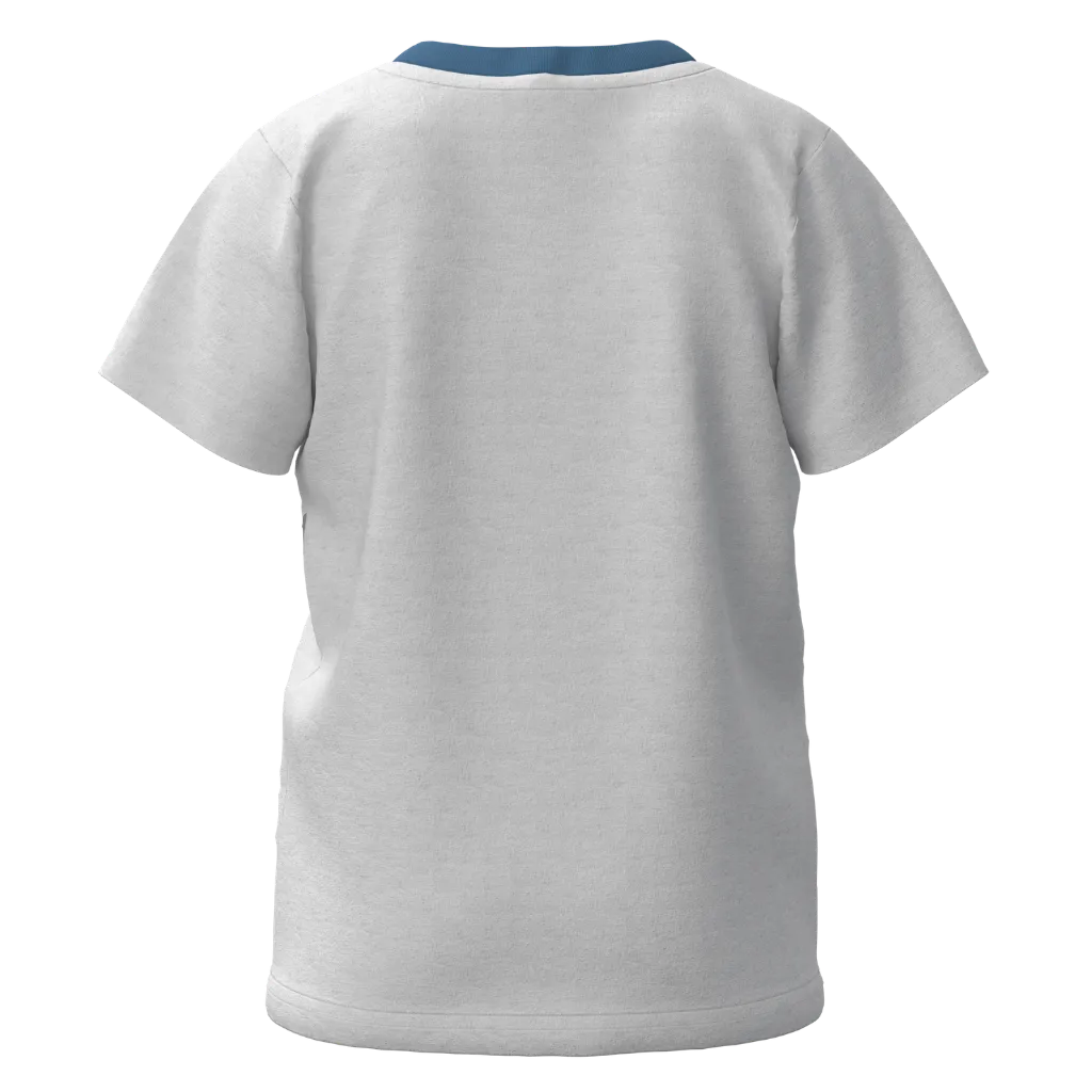 White Cotton Short Sleeve T-Shirt for Boys | Laboratory Robot Graphic Summer Tee | 1135