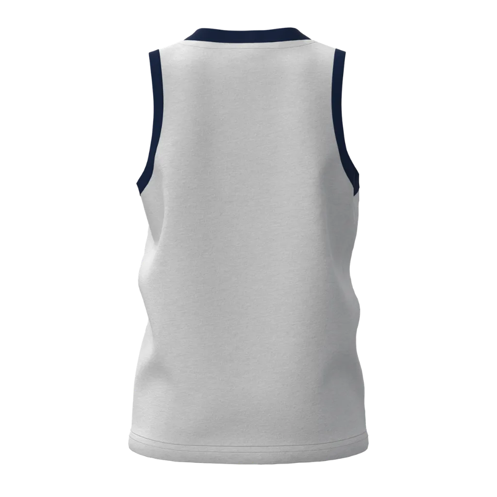 Ash Boys Sleeveless T-Shirt | Shark Print Summer Tank Top | Fun Casual Cotton Kids Wear | 1150