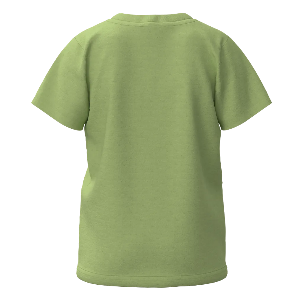 Green Fish Print Boys T-Shirt | “Yum Yum” Graphic Kids Tee | Soft Cotton Everyday Wear | 1167