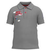 ছেলেদের জন্য অ্যাশ কটন শর্ট স্লিভ পোলো শার্ট | স্কাই ট্রুপার গ্রাফিক স্মার্ট ক্যাজুয়াল পোলো | ১২১৩