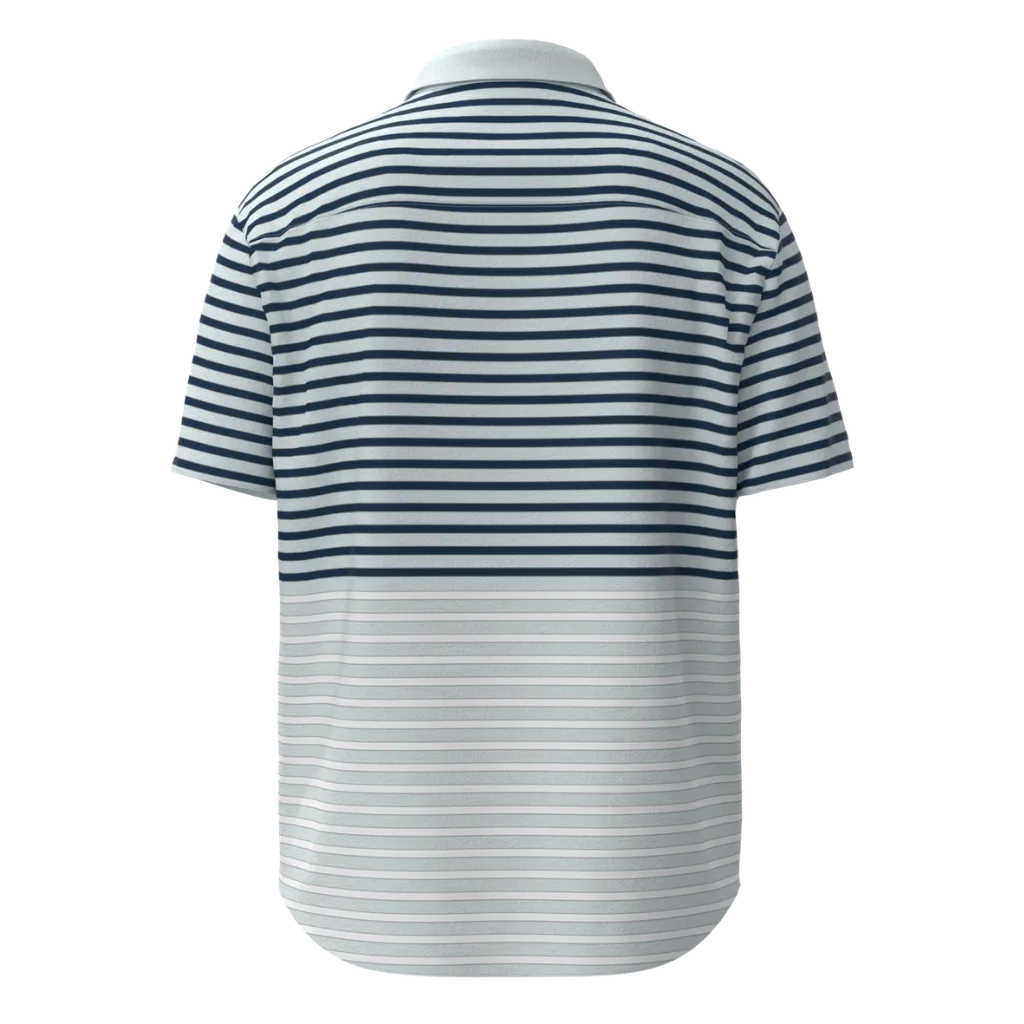 Blue Striped Boys Casual Shirt | Gradient Stripe Design | Premium Cotton Smart Wear | 1254
