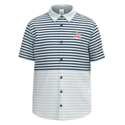 Blue Striped Boys Casual Shirt | Gradient Stripe Design | Premium Cotton Smart Wear | 1254