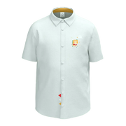 Wan Blue Boys Shirt | Minimal Smart Casual Cotton Shirt | Soft Summer Kids Wear | 1260