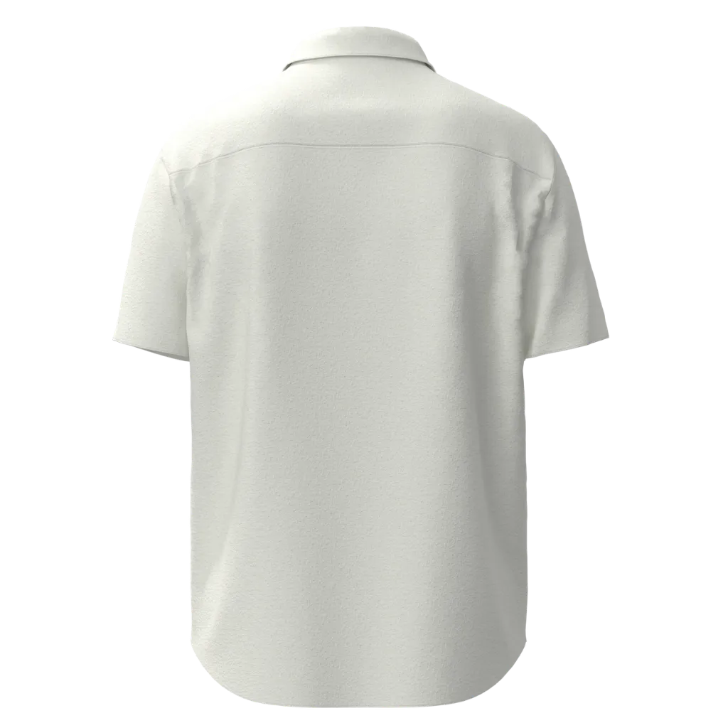 White Cotton Short Sleeve Button-Down Shirt for Boys | Zoo City Tour Graphic Casual Shirt | 1261