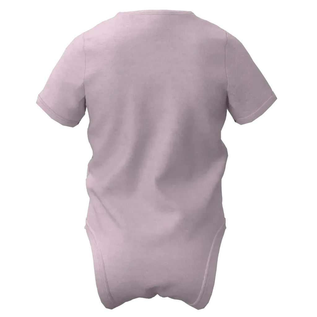 Pink Cotton Short Sleeve Romper for Girls | Daddy’s Queen Bee Baby Romper | 1366