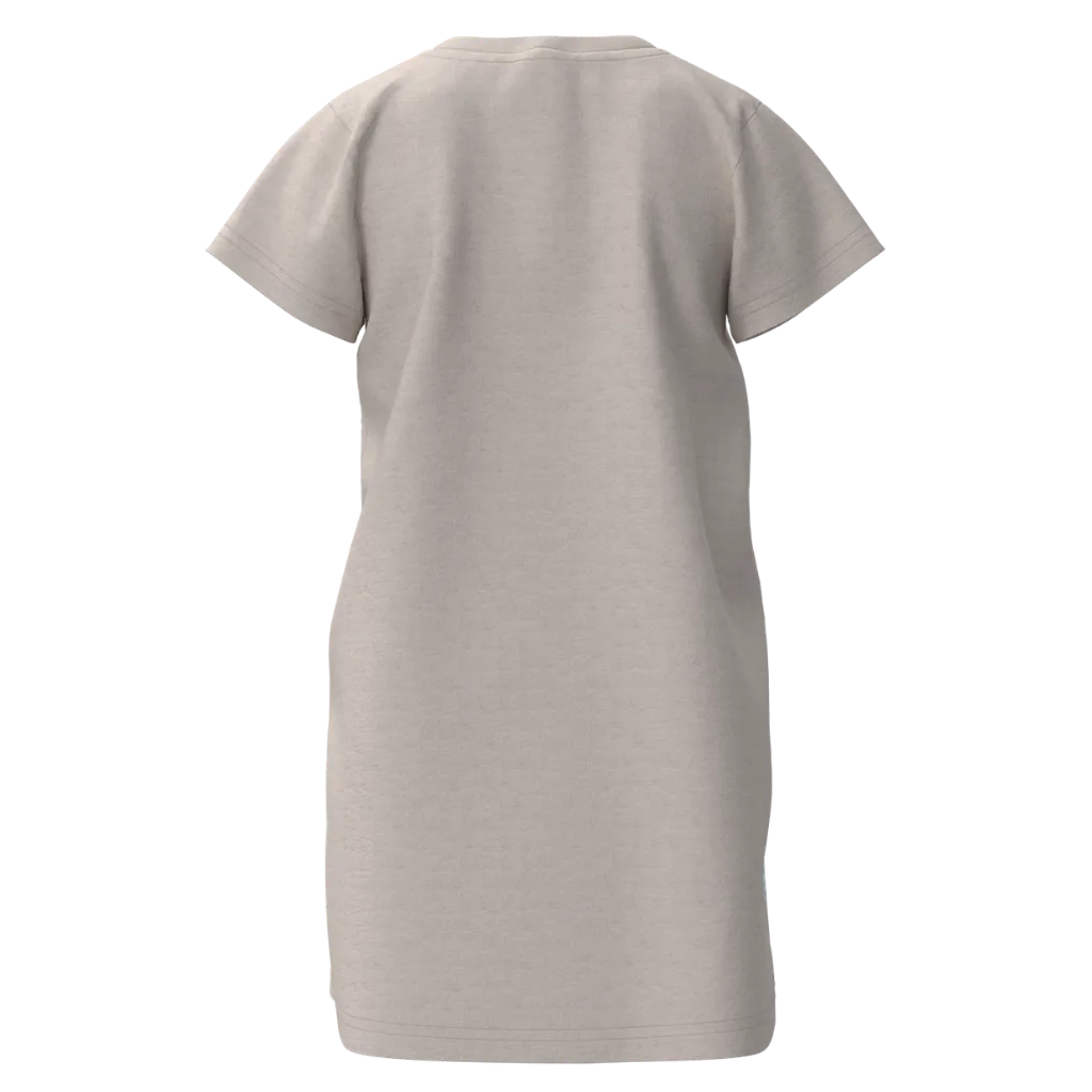 Cream Cotton Short Sleeve Frock with Panty for Girls | Cute Bird Print Summer Dress Set | 1371