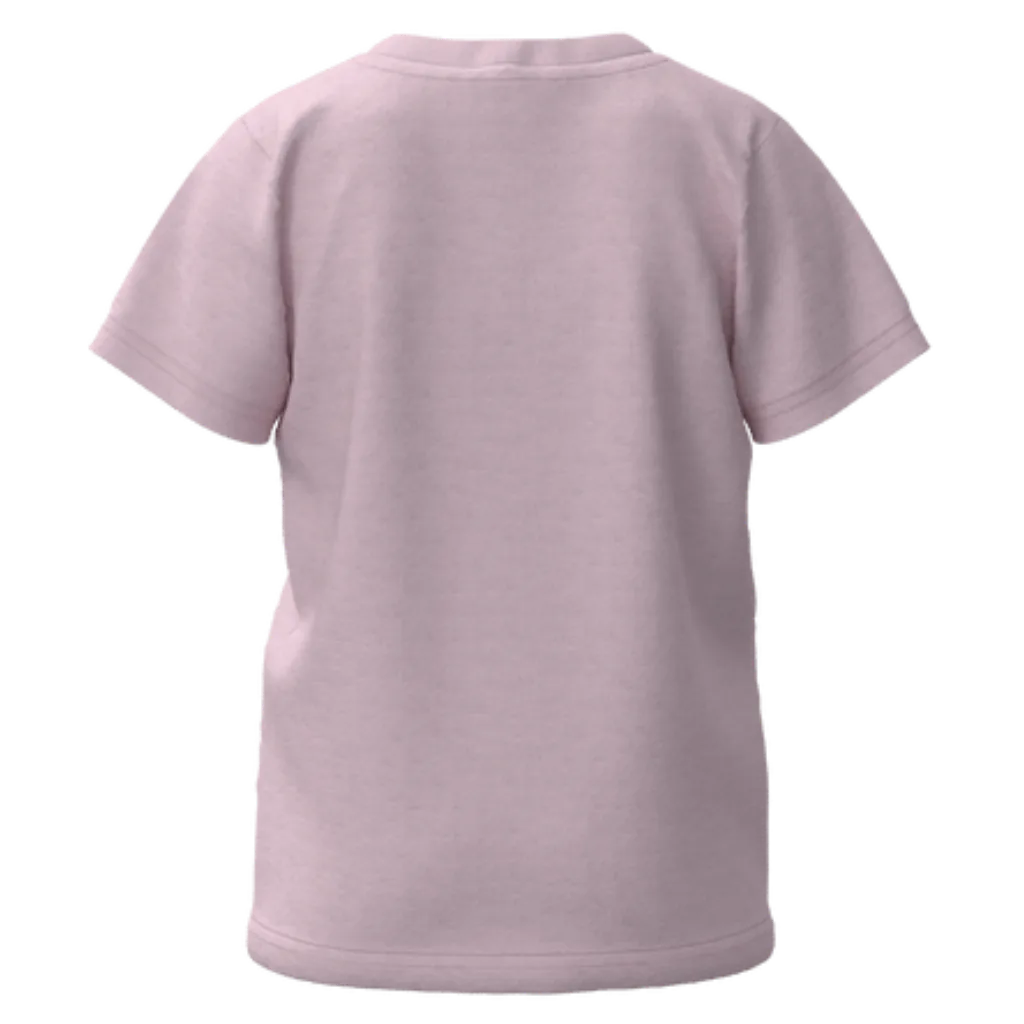 Pink Cotton Short Sleeve T-Shirt for Girls | Say No to War Graphic Tee | 1439