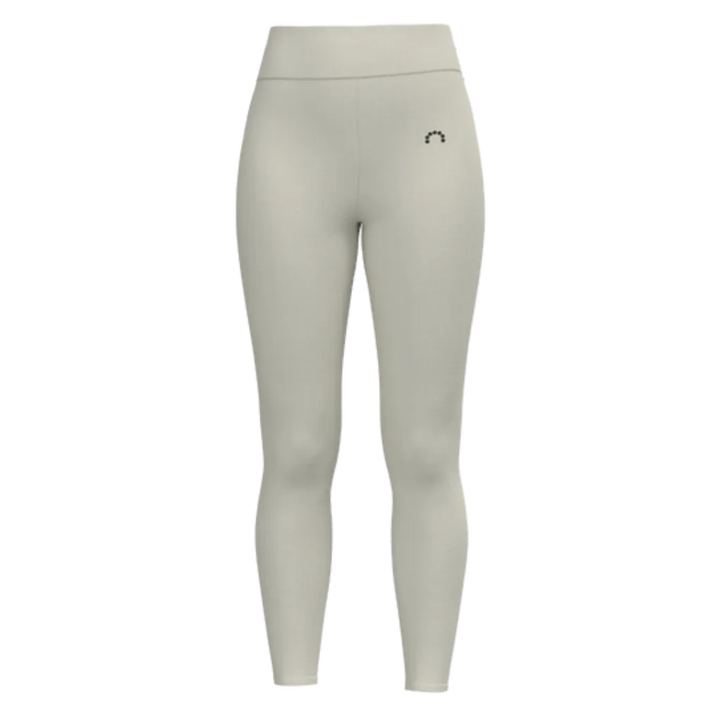 Cream Solid Girls Leggings | Stretch Cotton Kids Leggings | Everyday Comfort Fit | 1444