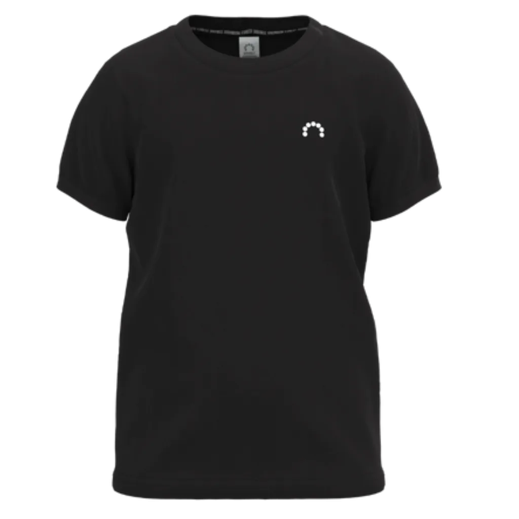 Black Cotton Short Sleeve T-Shirt for Boys | Minimal Classic Everyday Tee | 1448