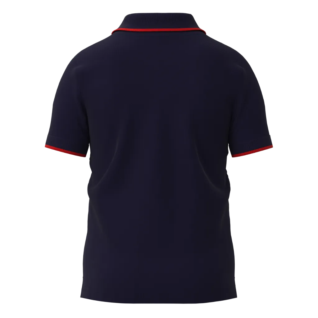 Navy Classic Boys Polo Shirt | Contrast Collar Detail | Premium Cotton Smart Casual | 1451