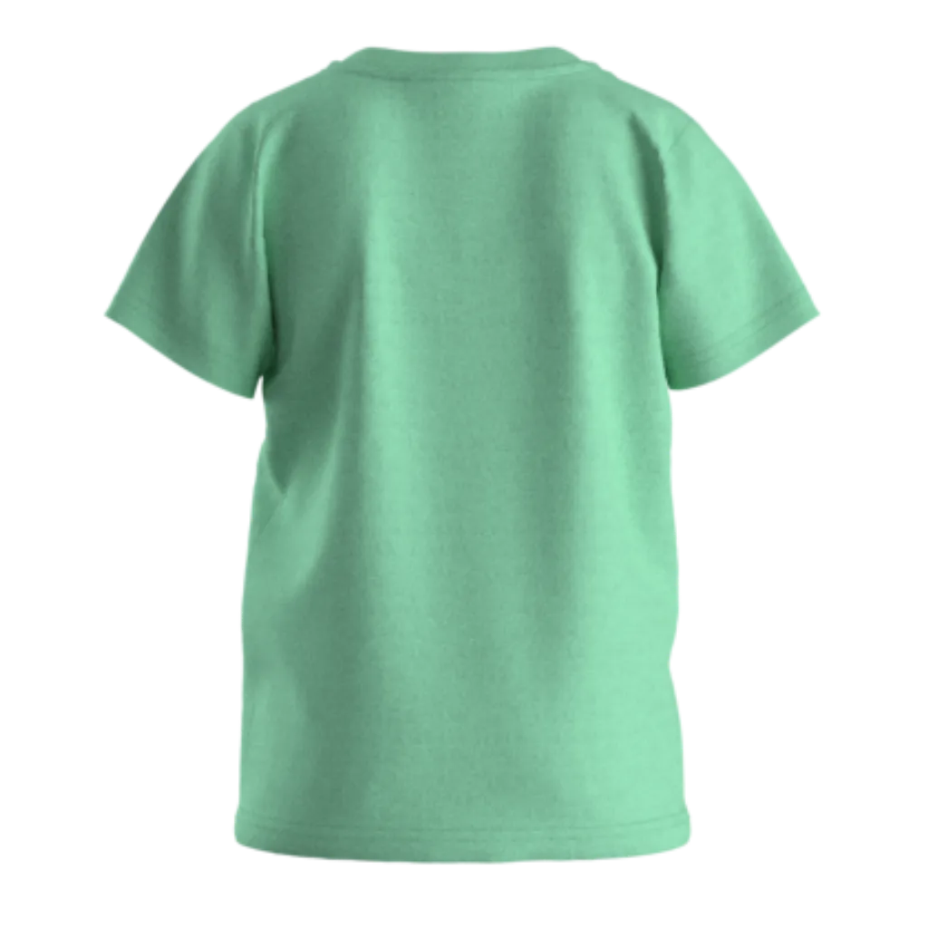 Green Cotton Short Sleeve T-Shirt for Boys | Pocket Style Casual Kids Tee | 1476
