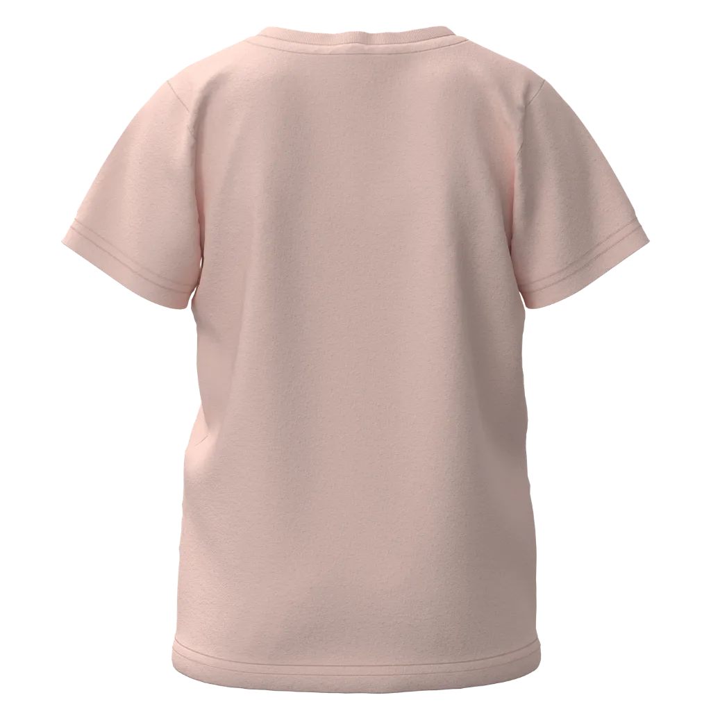 Peach Cotton Short Sleeve T-Shirt for Boys | Cute Lion Graphic Print Casual Tee | 1502