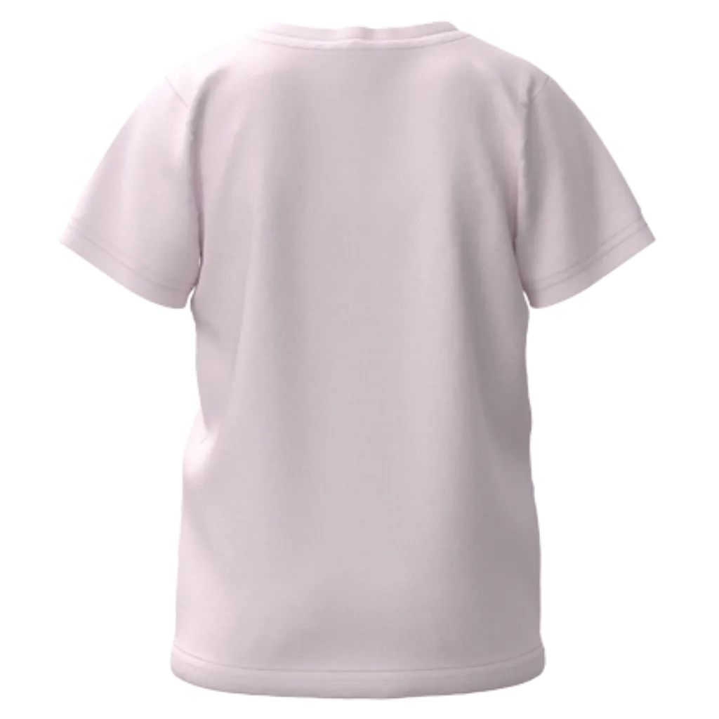 Pink Cotton Short Sleeve T-Shirt for Girls | Ramadan Mode On Graphic Tee | 1553