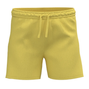 Yellow Cotton Short Pant for Girls | Comfortable Casual Kids Shorts | 1635