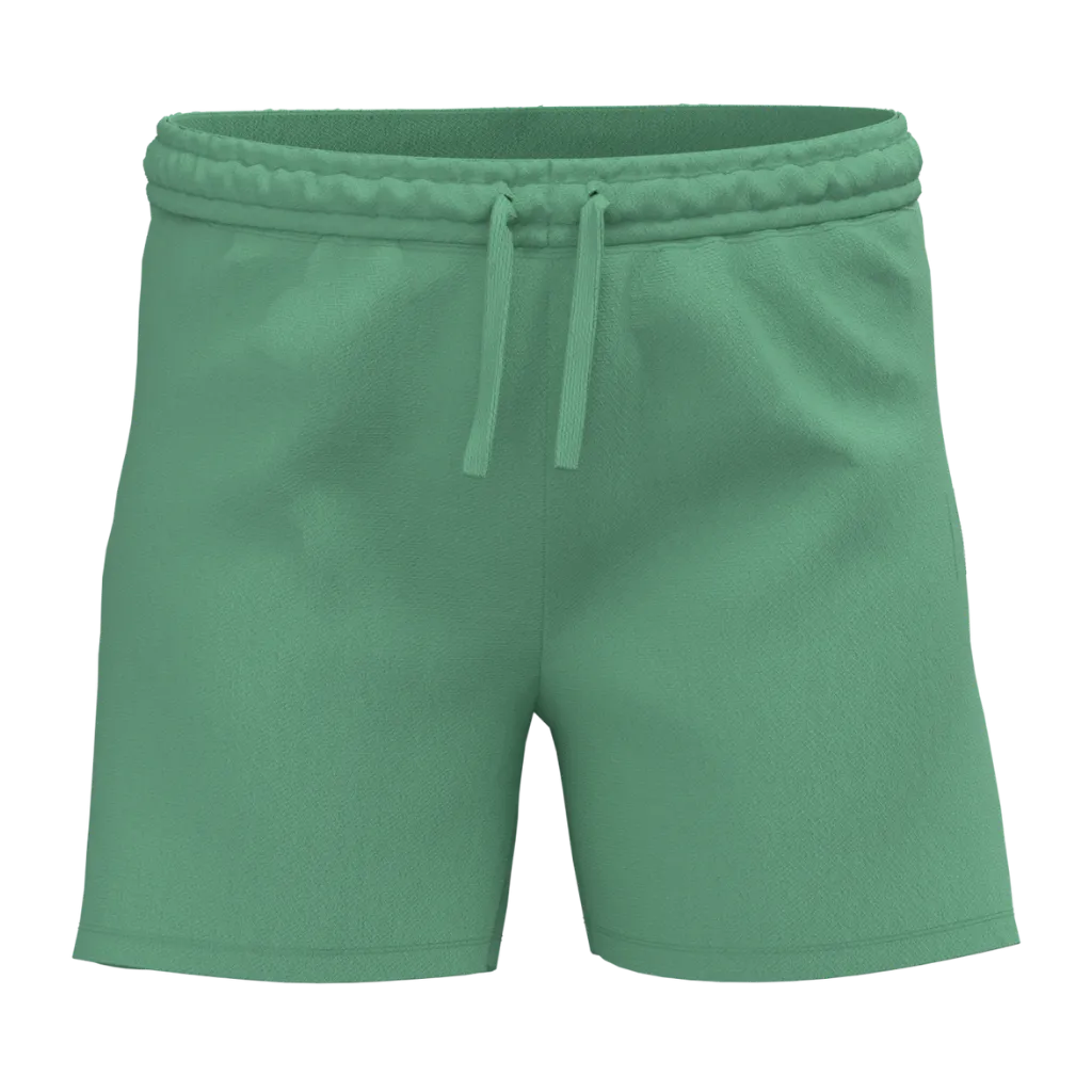 Green Cotton Short Pant for Girls | Comfortable Casual Kids Shorts | 1636