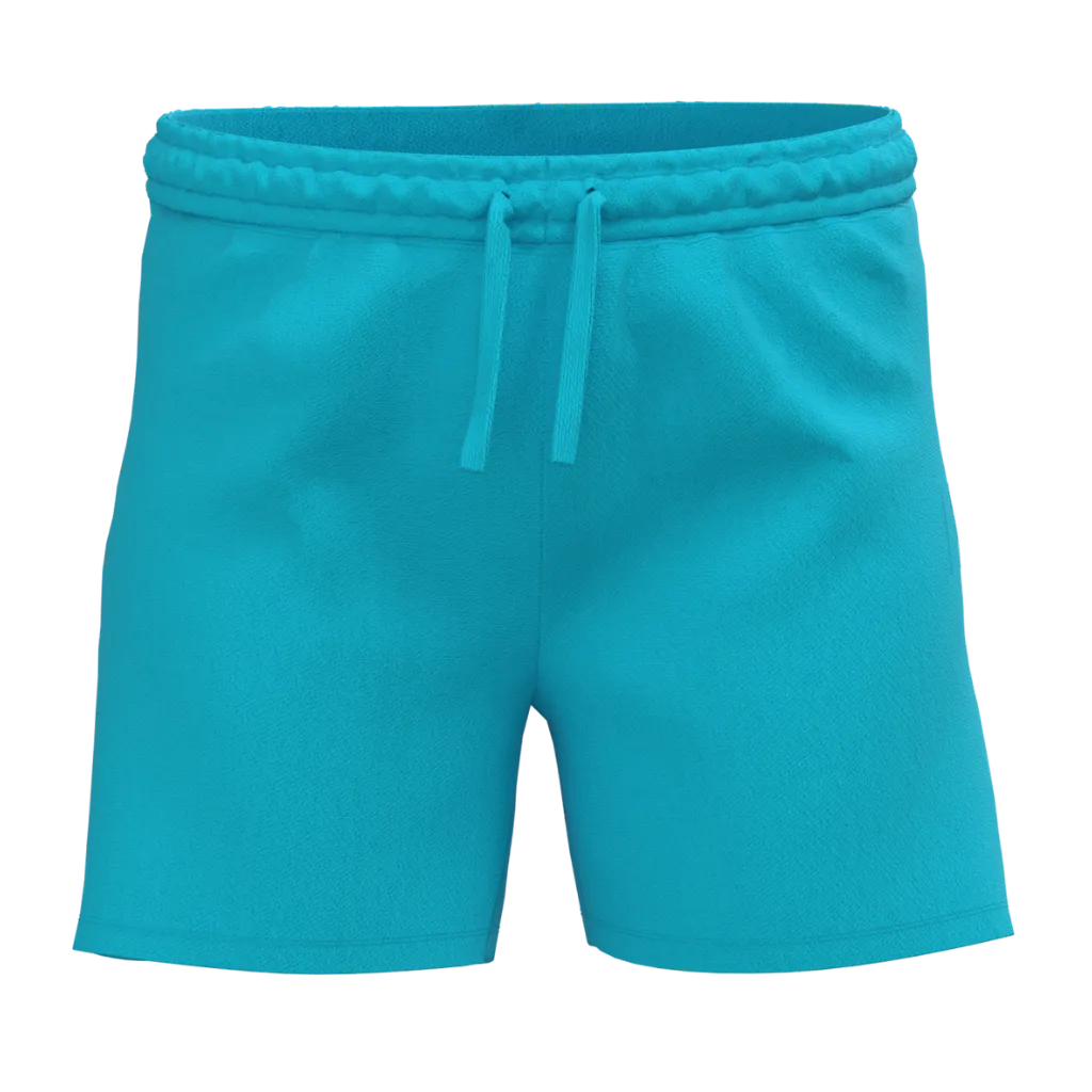 Blue Cotton Short Pant for Girls | Comfortable Casual Kids Shorts | 1637