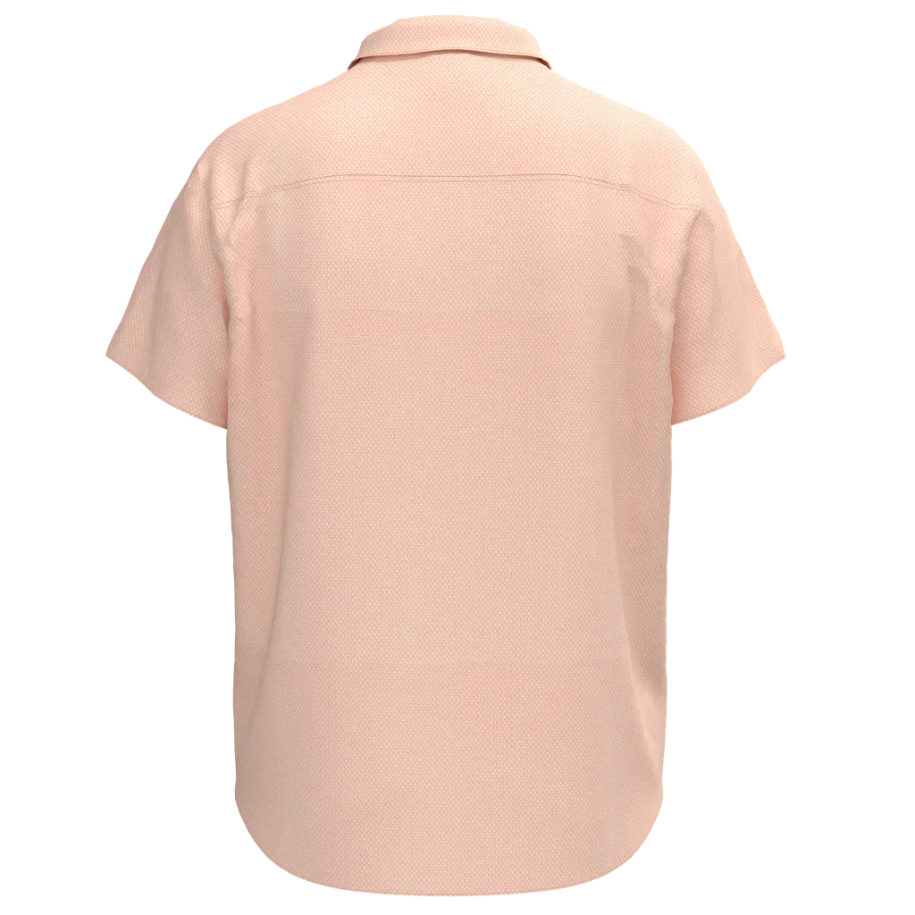 Blush Animal Print Short Sleeve Shirt for Boys | Kids Button-Up Cotton Shirt | Giraffe Graphic Casual Shirt | 1656