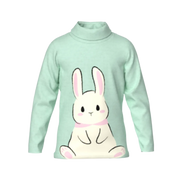 1773 GIRL'S TURTLENECK LONG SLEEVE T-SHIRT