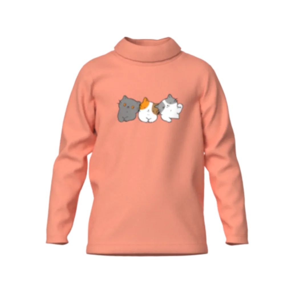 1776 GIRL'S TURTLENECK LONG SLEEVE T-SHIRT