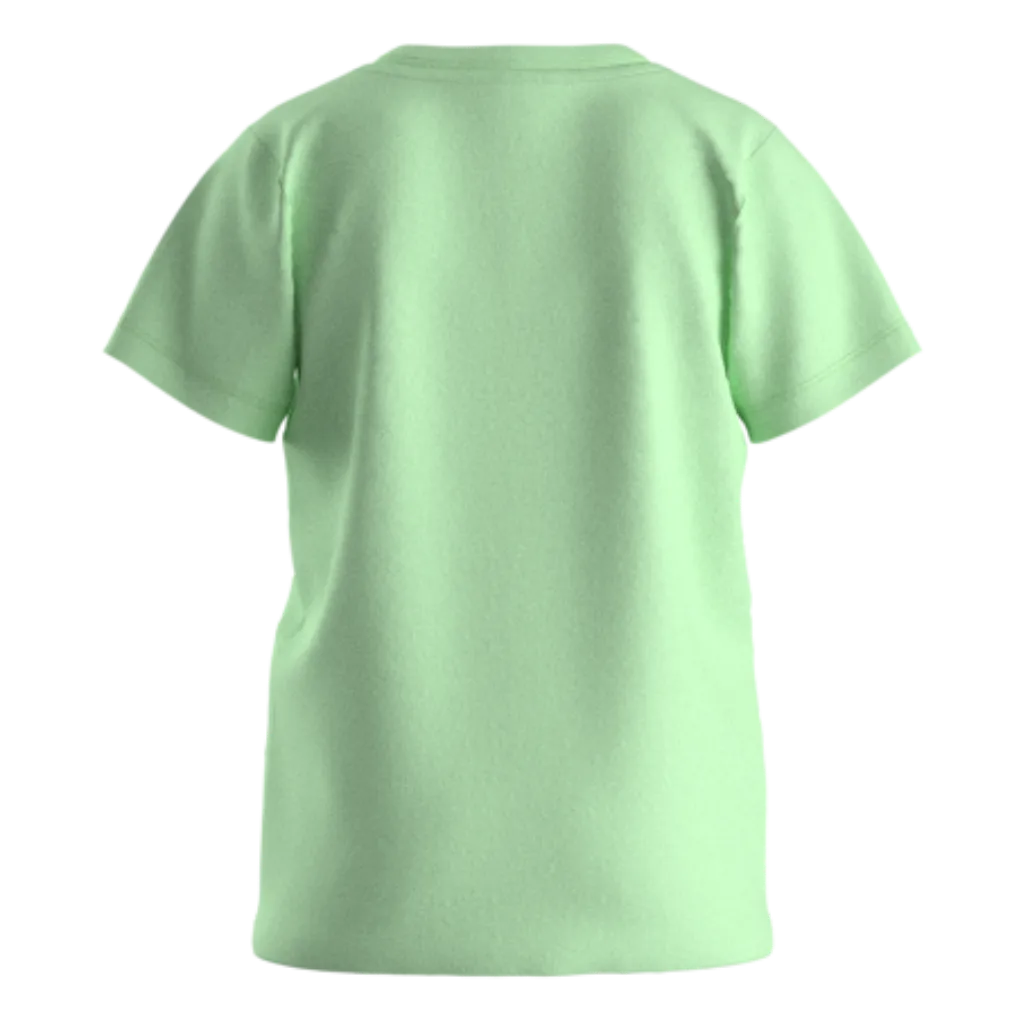 Green Boys Graphic T-Shirt | “Rainbow in My Pocket” Print | Soft Cotton Everyday Tee | 1835