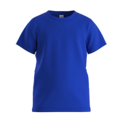 Blue Boys Basic T-Shirt | Solid Color Casual Tee | Soft Cotton Half Sleeve Everyday T-Shirt | 1840