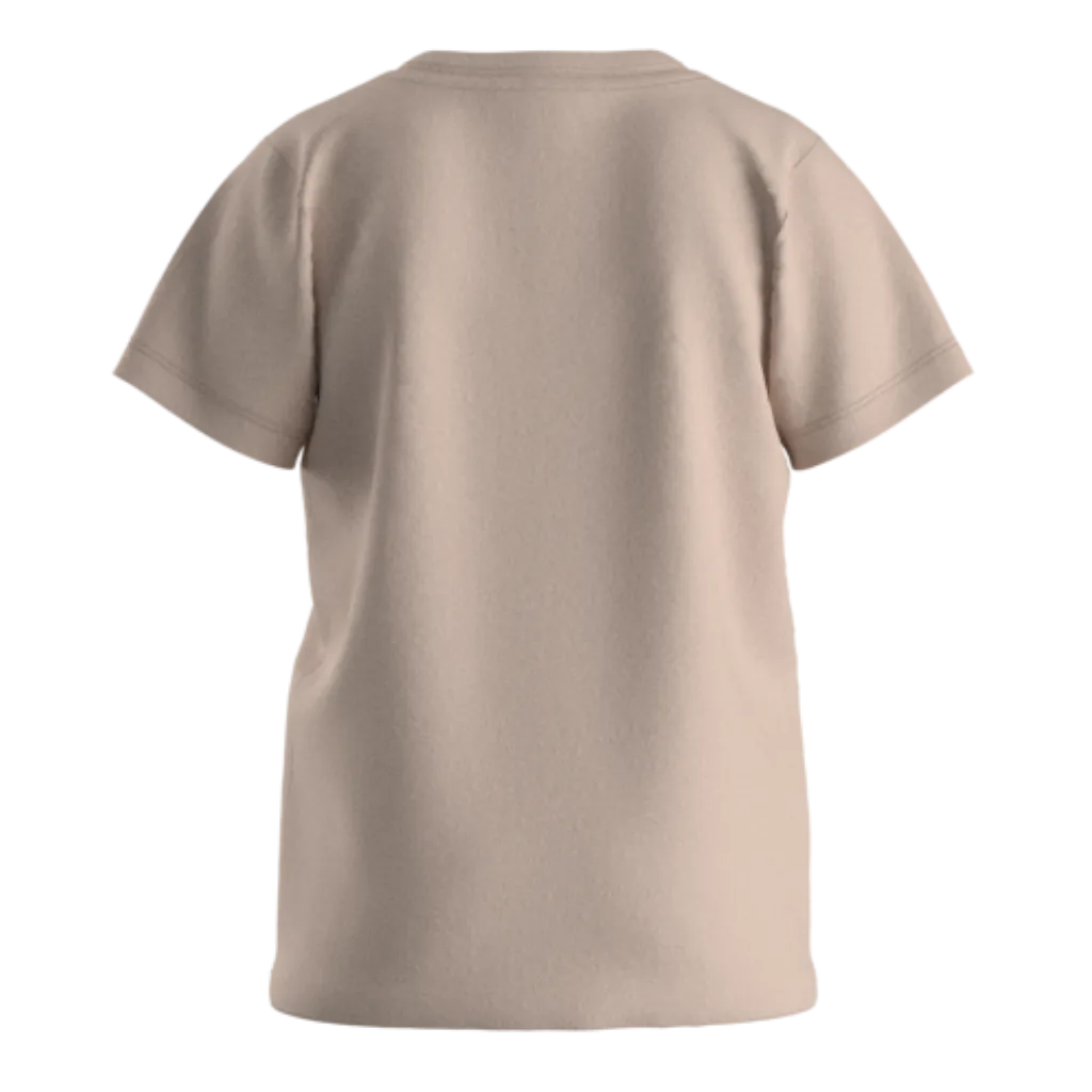 Brown Cotton Short Sleeve T-Shirt for Boys | Soft Everyday Basic Tee | 1843
