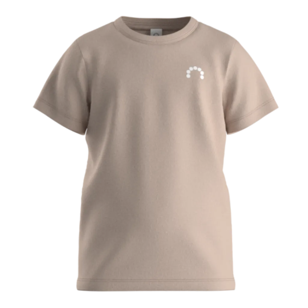 Brown Cotton Short Sleeve T-Shirt for Boys | Soft Everyday Basic Tee | 1843