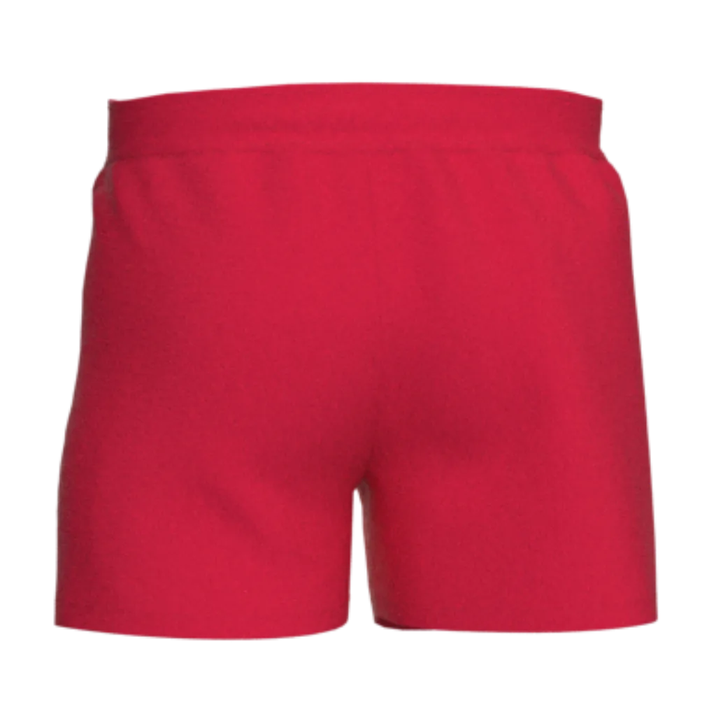 Red Cartoon Print Boys Shorts | Kids Cotton Casual Shorts | Fun Character Short Pant | 1861