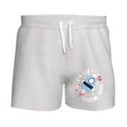 Ash Rocket Print Boys Short Pant | Kids Cotton Drawstring Shorts | Space Graphic Boys Shorts | 1863