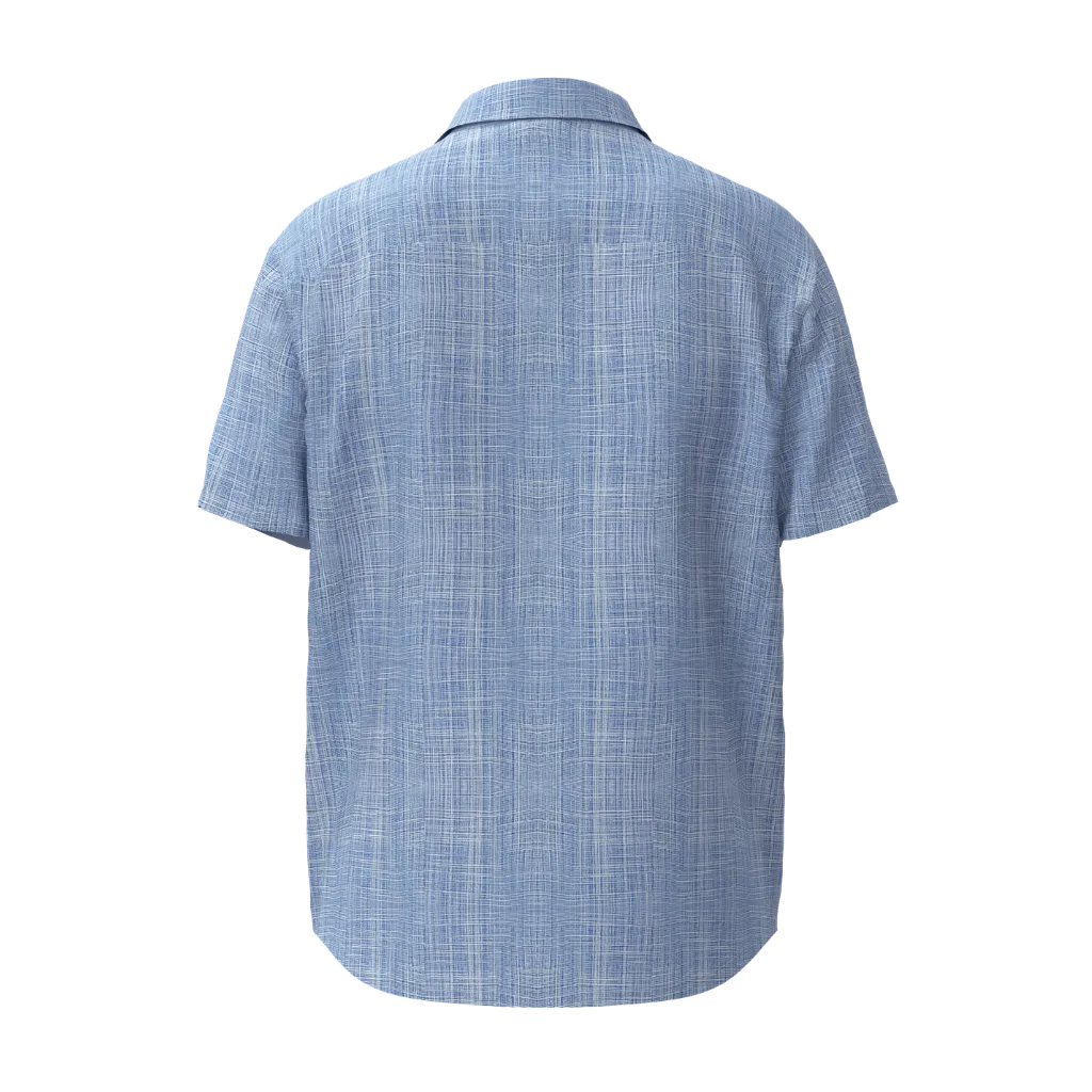 Blue Boys Casual Shirt | Airplane Graphic Short Sleeve Shirt | Soft Cotton Button-Down Summer Shirt | 1872