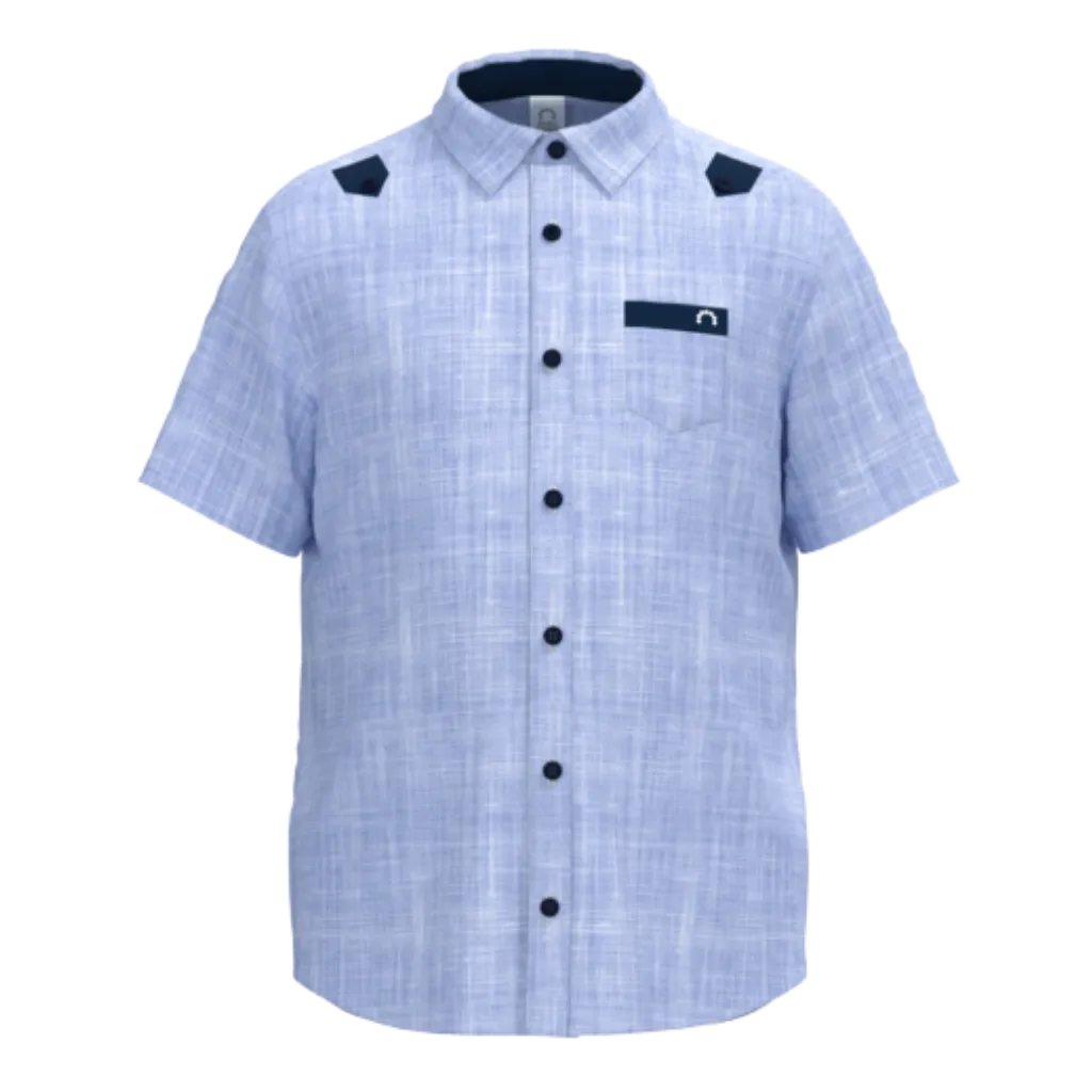 Ash Cotton Short Sleeve Shirt for Boys | Smart Casual Button-Down Shirt | Comfortable Summer Wear | 1874