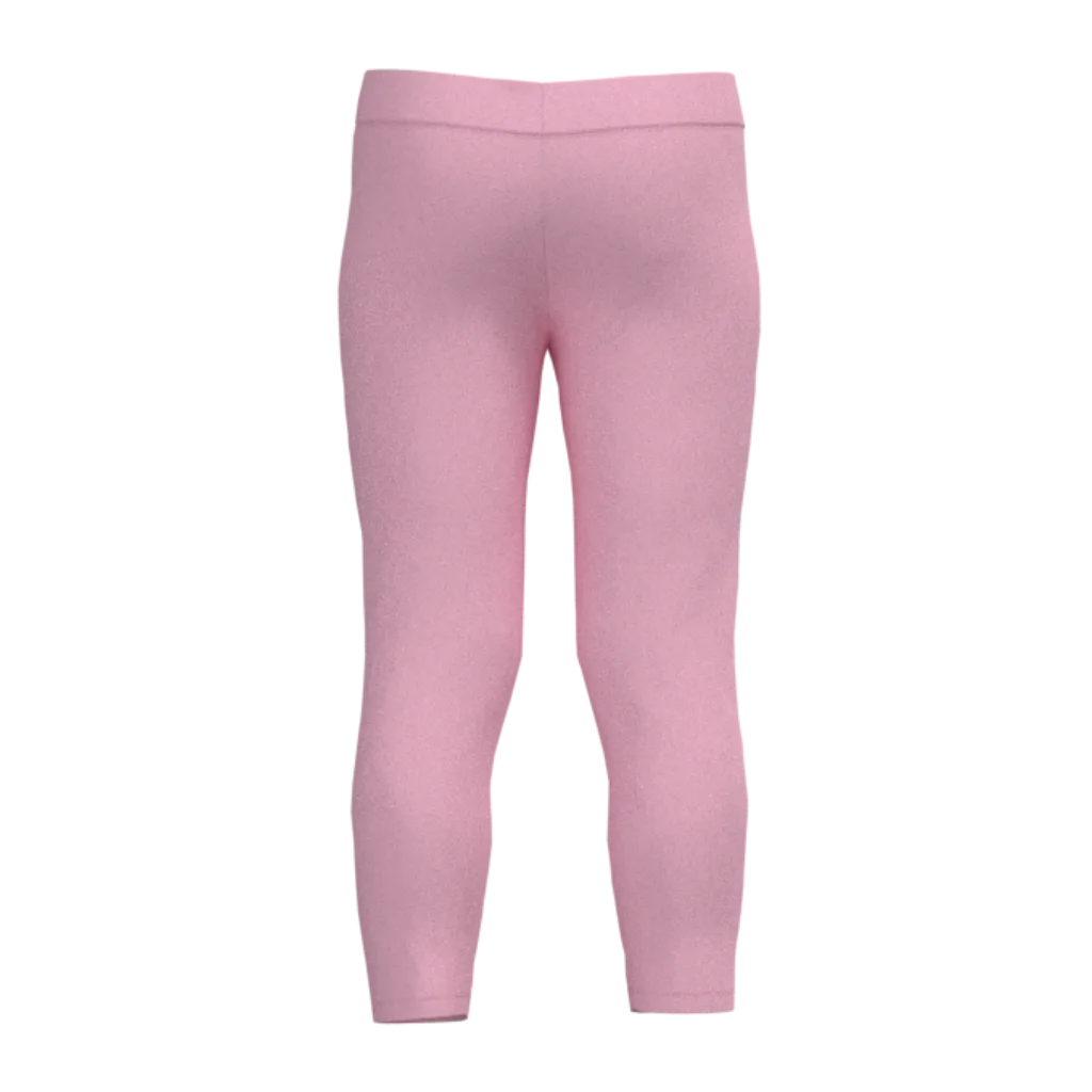 Pink Girls Printed Leggings | Cute Bunny Graphic Stretch Leggings | Soft Cotton Everyday Wear for Girls | 1878