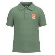 ছেলেদের জন্য স্যাপ গ্রিন কটন শর্ট স্লিভ পোলো শার্ট | লায়ন রোর গ্রাফিক সামার টি | ১৯১৫