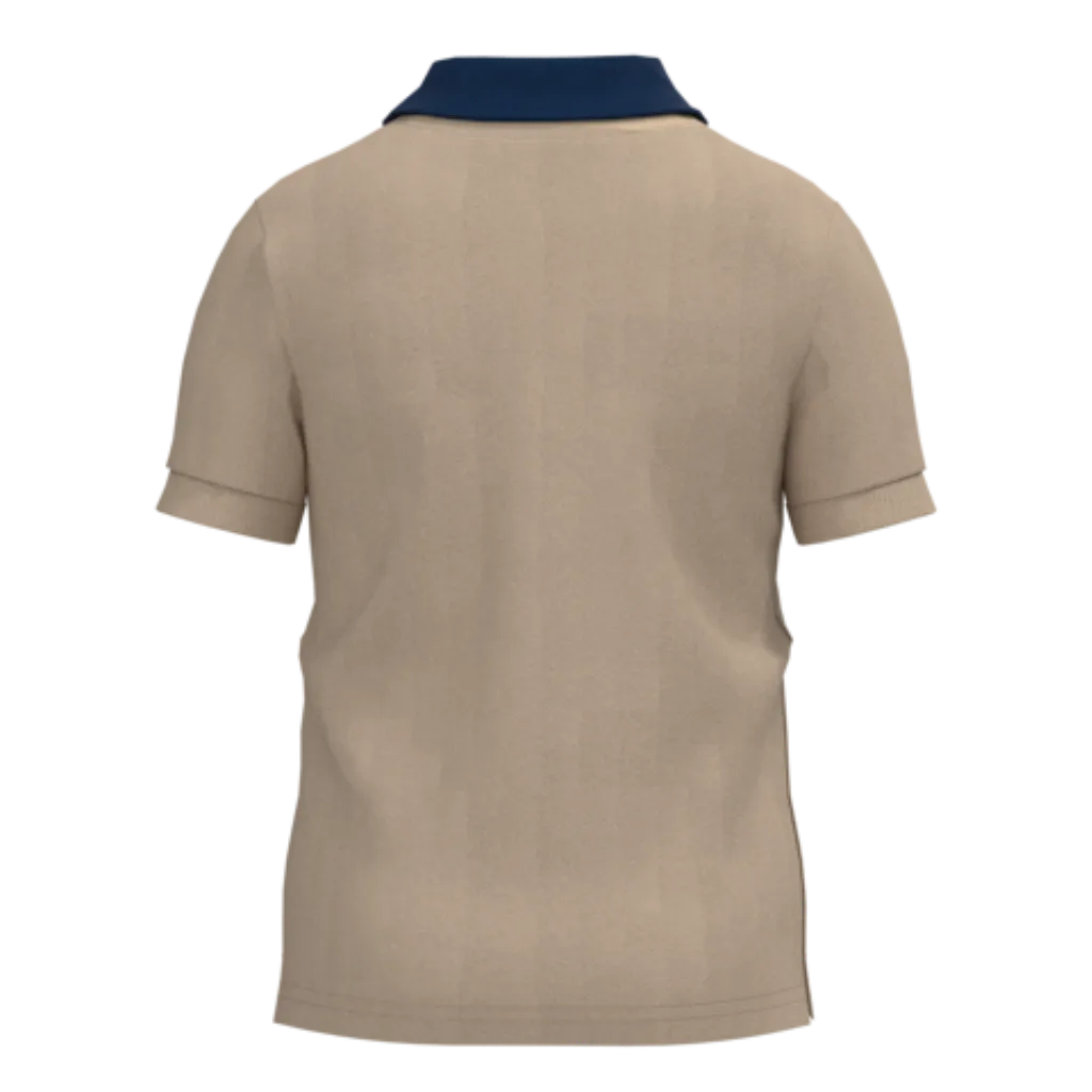 Brown Cotton Short Sleeve Polo Shirt for Boys | Car Patch Smart Kids Polo | 1918