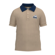 Brown Cotton Short Sleeve Polo Shirt for Boys | Car Patch Smart Kids Polo | 1918