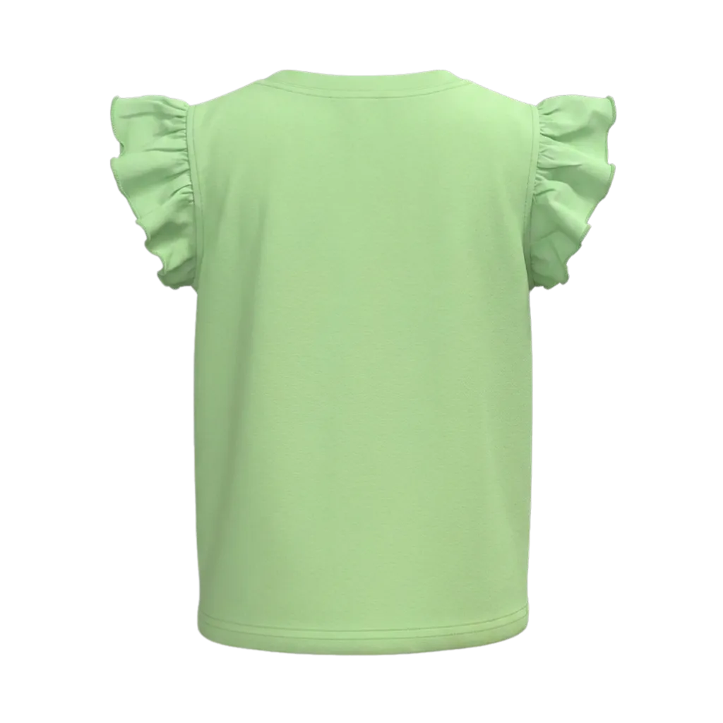 Good Vibe Girl's Ruffle T-Shirt | 1944