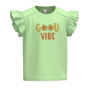 Good Vibe Girl's Ruffle T-Shirt | 1944
