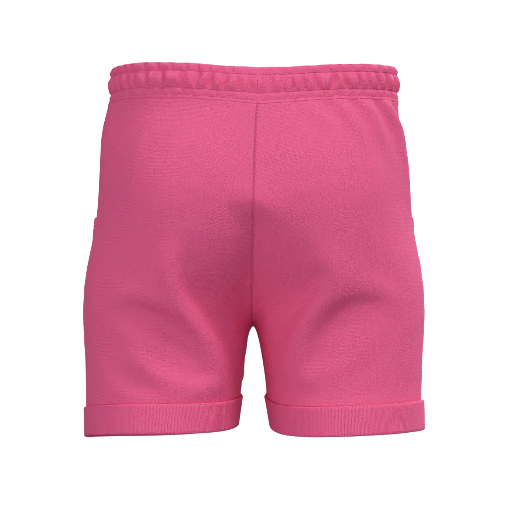 Carmine Rose Girls Short Pant | Soft Cotton Casual Shorts | Comfortable Summer Wear | 1989
