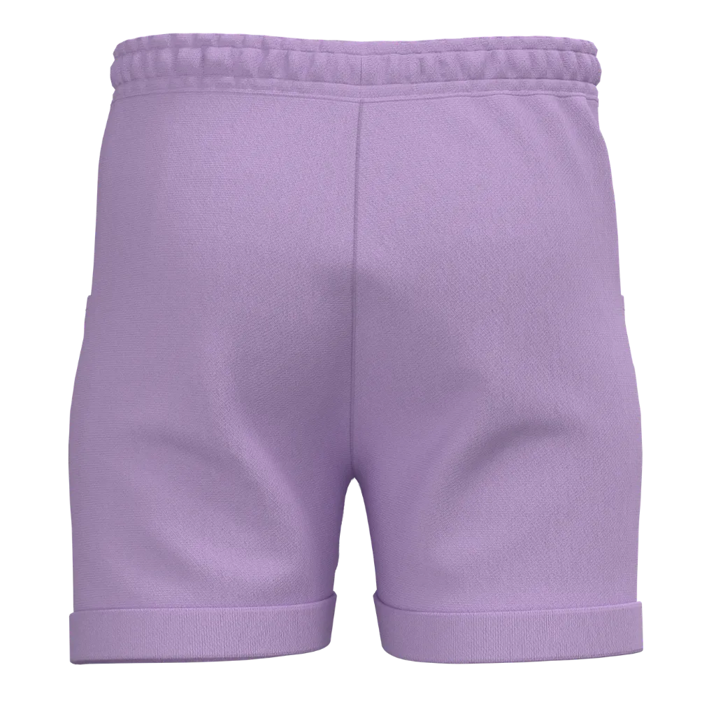 Lavender Cotton Short Pant for Girls | Comfortable Drawstring Kids Shorts | Soft Everyday Casual Wear | 1990
