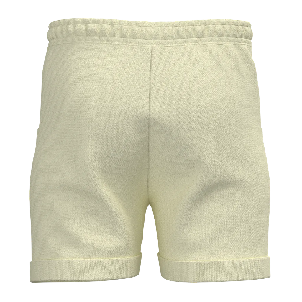 Cream Cotton Short Pant for Girls | Comfortable Drawstring Kids Shorts | Soft Everyday Casual Wear | 1991