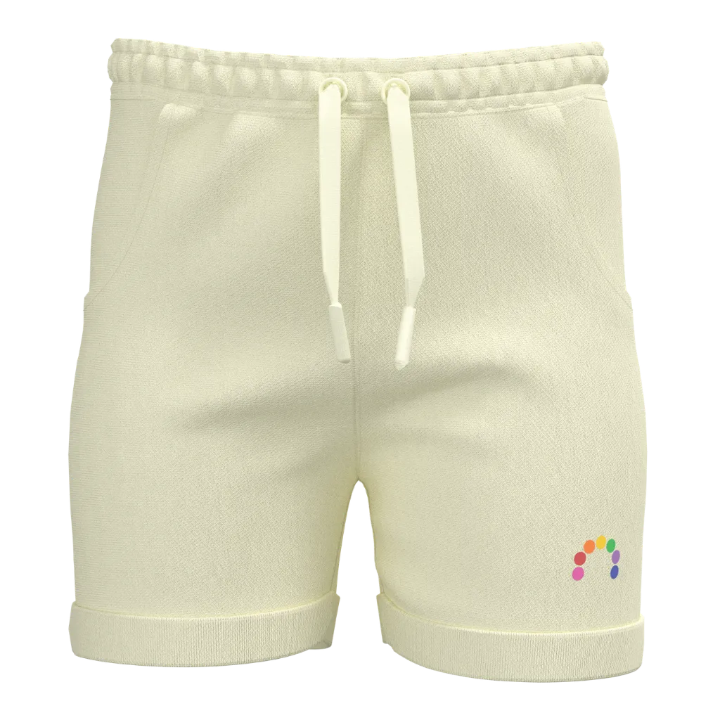 Cream Cotton Short Pant for Girls | Comfortable Drawstring Kids Shorts | Soft Everyday Casual Wear | 1991