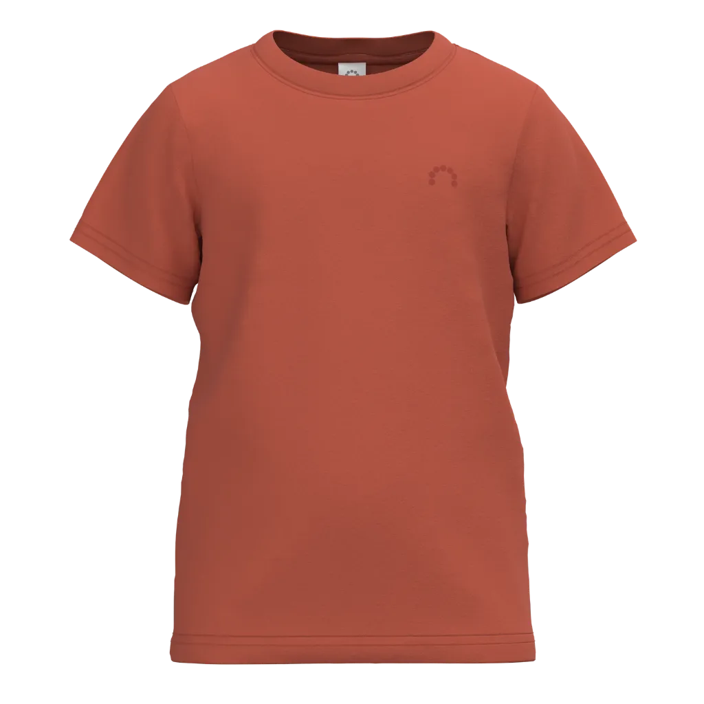 Coffee Cotton Short Sleeve T-Shirt for Boys | Soft Everyday Basic Tee | 2135
