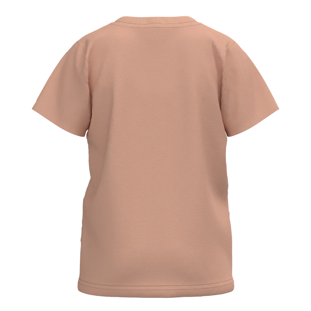 Sand Watermelon Print Girls T-Shirt | Kids Cotton Casual Tee | Cute Fruit Graphic T-Shirt | 2148