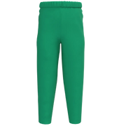 Green Girls Cotton Leggings | Soft Stretch Kids Leggings | Comfortable Everyday Wear | 2167