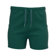 Green Girls Short Pant | Solid Drawstring Casual Shorts | Comfortable Everyday Wear | 2182SP