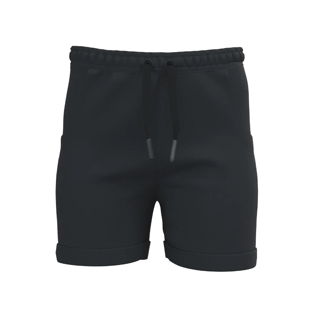 Black Boys Short Pant | Solid Casual Drawstring Shorts | Soft Cotton Comfortable Everyday Shorts | 2202