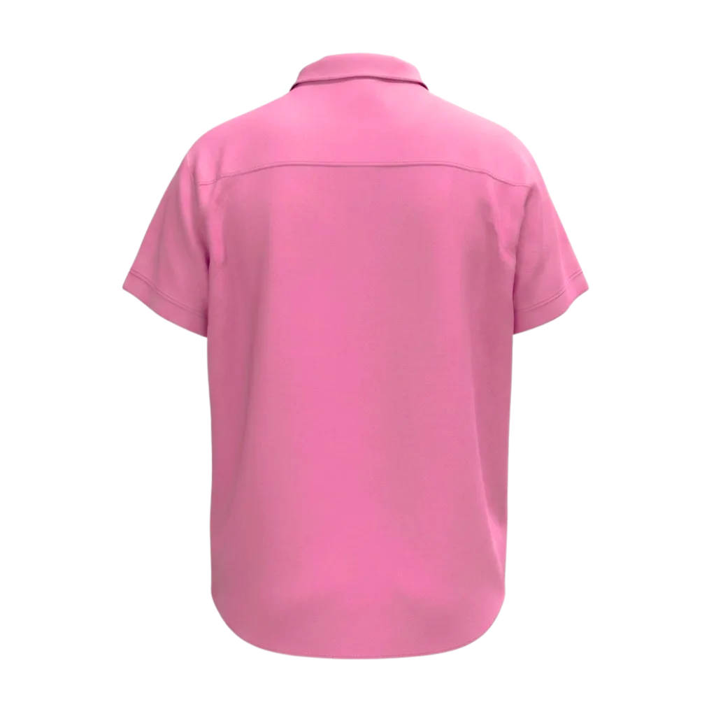 Pink Boys Casual Shirt | Submarine Graphic Short Sleeve Button-Down Shirt | Smart Everyday Wear | 2203