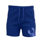 Navy Boys Short Pant | Lobster Print | Casual Drawstring Shorts | 2209