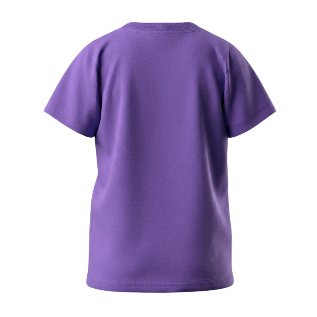 Purple Boys Graphic T-Shirt | Seashell Starfish & Crab Print Casual Tee | Soft Cotton Half Sleeve Summer T-Shirt | 2225