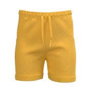 Yellow Boys Short Pant | Everyday Drawstring Shorts | 2245